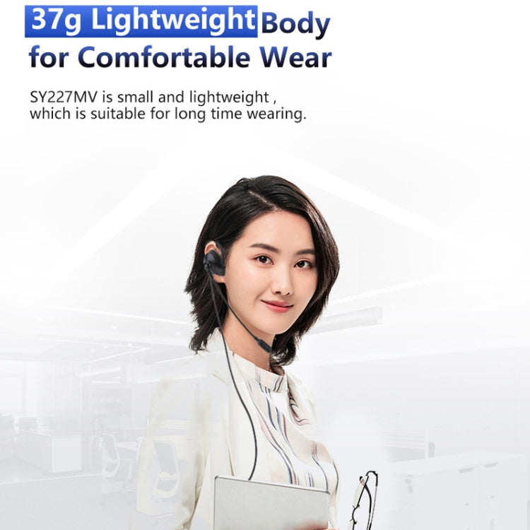 SOYTO SY227 Single-side Operator Ear Hook Headset Corded Computer Headset, Interfaces: Separation USB Wire Control - Microphones & Headsets by SOYTO | Online Shopping South Africa | PMC TechLife | Buy Now Pay Later Mobicred