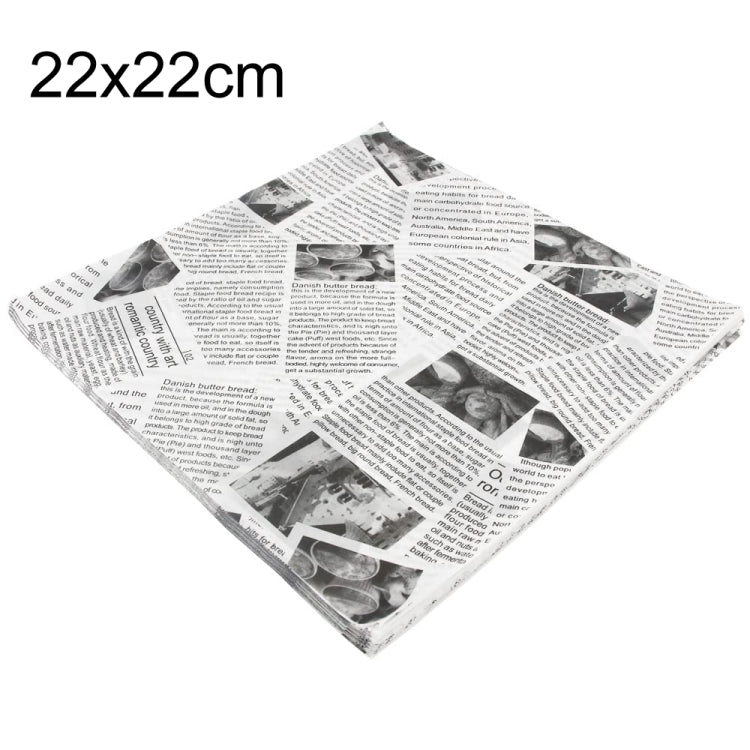 500sheets /Pack Deli Greaseproof Paper Baking Wrapping Paper Food Basket Liners Paper 22 x 22cm White - Retail Packaging by PMc TechLife | Online Shopping South Africa | PMc TechLife | Buy Now Pay Later Mobicred