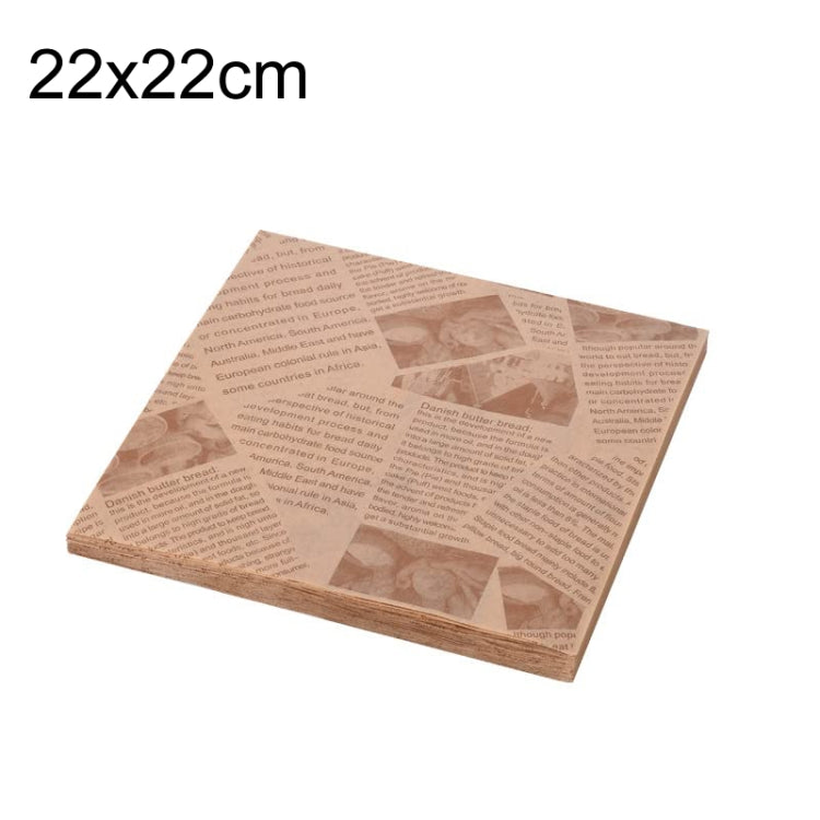 500sheets /Pack Deli Greaseproof Paper Baking Wrapping Paper Food Basket Liners Paper 22 x 22cm Brown - Retail Packaging by PMc TechLife | Online Shopping South Africa | PMc TechLife | Buy Now Pay Later Mobicred