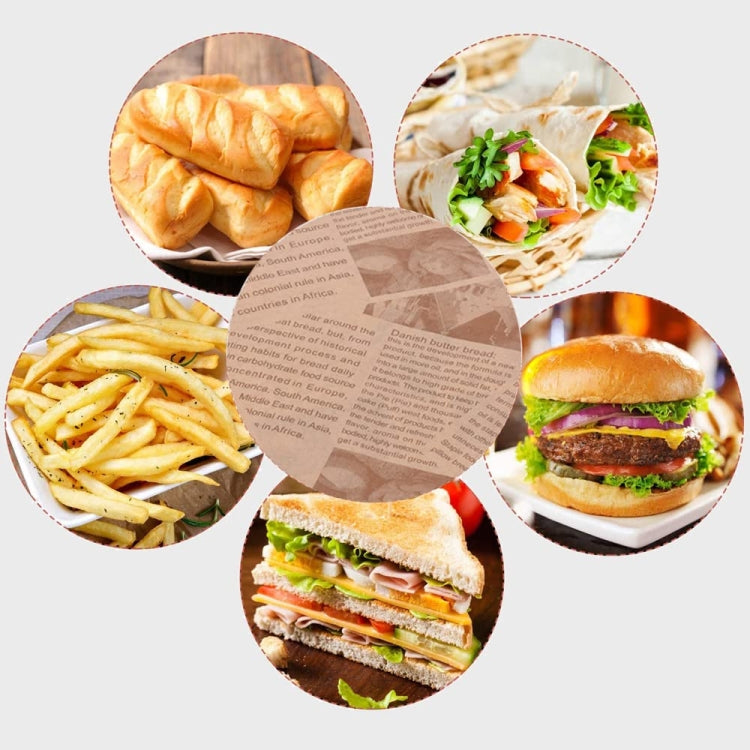 500sheets /Pack Deli Greaseproof Paper Baking Wrapping Paper Food Basket Liners Paper  25 x 25cm White - Retail Packaging by PMc TechLife | Online Shopping South Africa | PMc TechLife | Buy Now Pay Later Mobicred