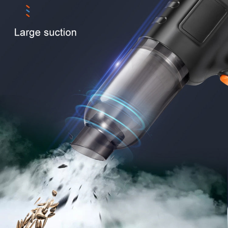 Car Vacuum Cleaner Large Suction Power Wireless Pump Inflatable Blower Handheld Small Vacuum Cleaner, Style: Brushless 260W+2 Filters+Storage Bag (White) - Vacuum Cleaner by PMC TechLife | Online Shopping South Africa | PMC TechLife | Buy Now Pay Later Mobicred
