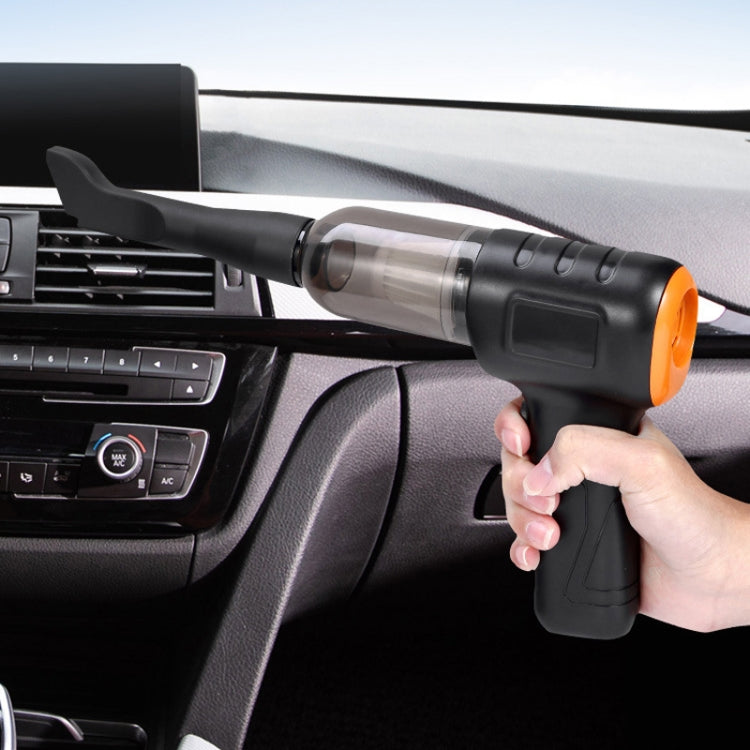 Car Vacuum Cleaner Large Suction Power Wireless Pump Inflatable Blower Handheld Small Vacuum Cleaner, Style: Brushless 260W+2 Filters+Storage Bag (White) - Vacuum Cleaner by PMC TechLife | Online Shopping South Africa | PMC TechLife | Buy Now Pay Later Mobicred