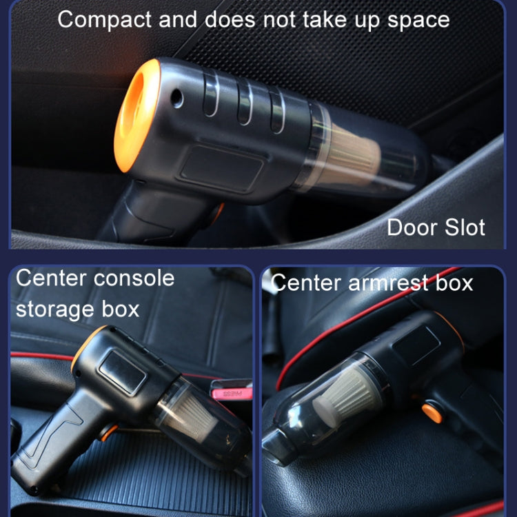 Car Vacuum Cleaner Large Suction Power Wireless Pump Inflatable Blower Handheld Small Vacuum Cleaner, Style: Brushless 260W+2 Filters+Storage Bag (Black) - Vacuum Cleaner by PMC TechLife | Online Shopping South Africa | PMC TechLife | Buy Now Pay Later Mobicred