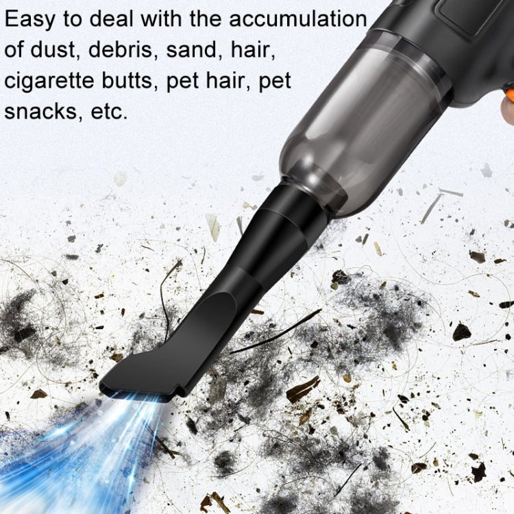 Car Vacuum Cleaner Large Suction Power Wireless Pump Inflatable Blower Handheld Small Vacuum Cleaner, Style: Brush 200W+3 Filters+Air Bag (Black) - Vacuum Cleaner by PMC TechLife | Online Shopping South Africa | PMC TechLife | Buy Now Pay Later Mobicred