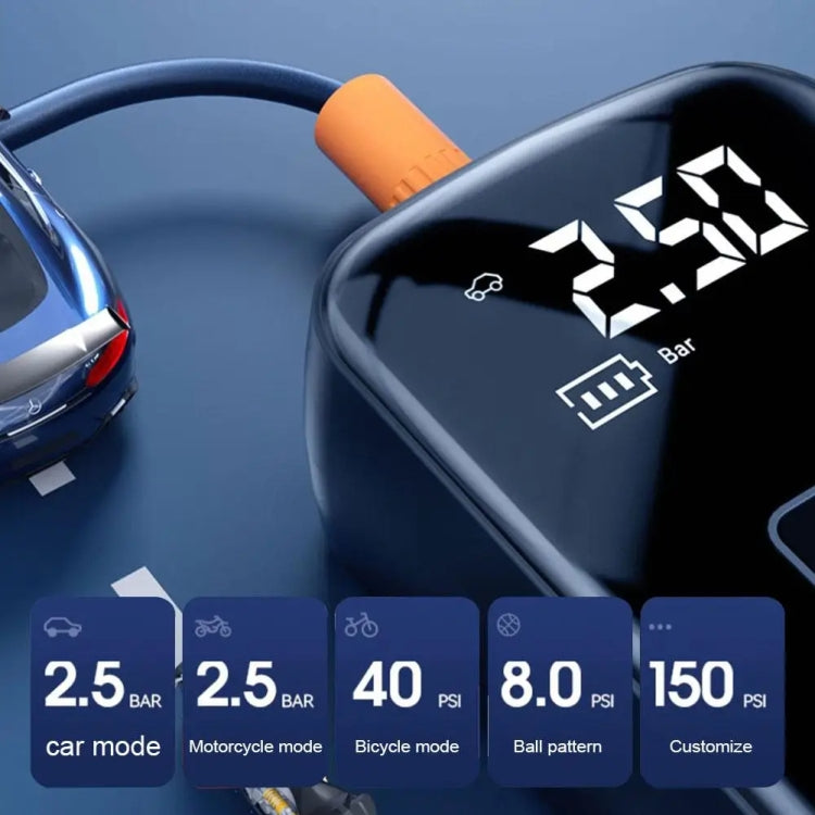 Car Portable Electric Tire Inflator Pump, Model: Wired - free shipping - PMC TechLife - Order now!