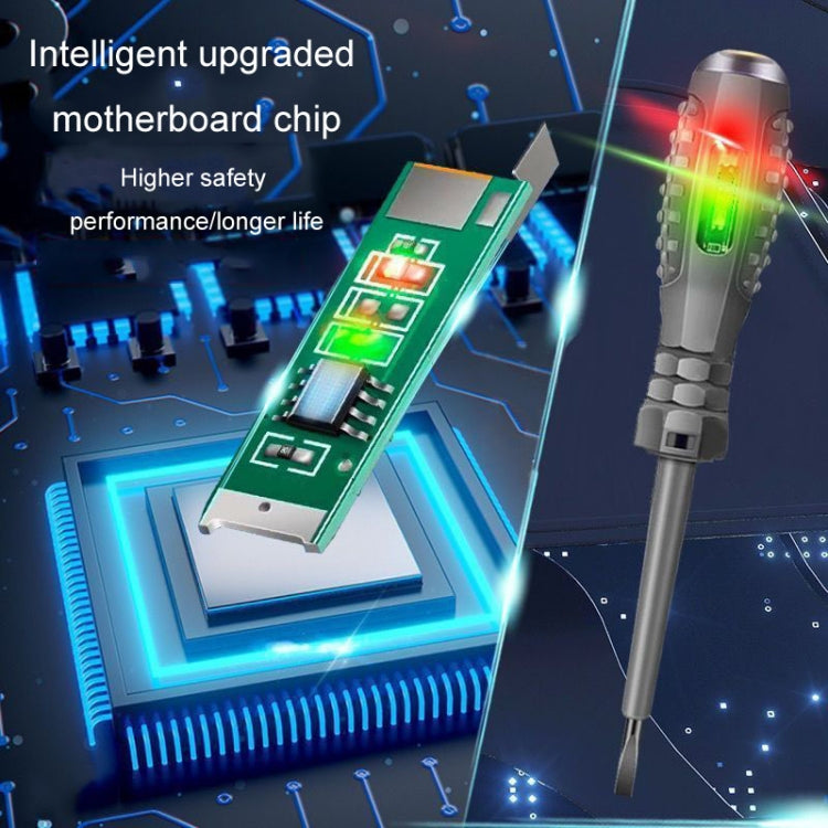 High Torque High Bright Electrician Tester Smart Test Breakpoint Specific Screwdriver(Straight) - Voltage Detector by PMC TechLife | Online Shopping South Africa | PMC TechLife