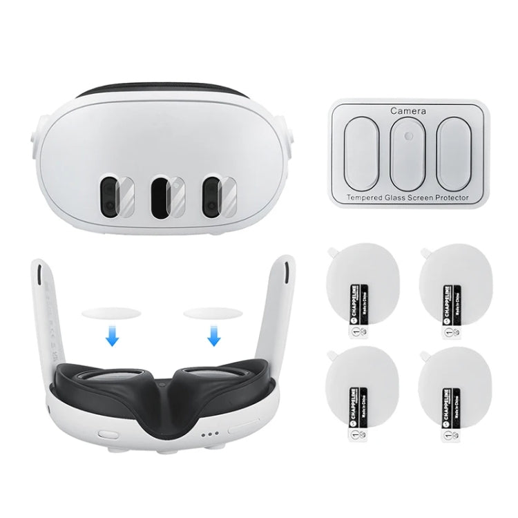 For Meta Quest 3 Tempered Glass Camera Lens Protective Films Set VR Accessories - free shipping - PMC TechLife - Order now!