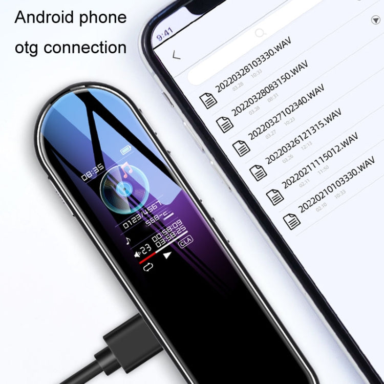 Q53 Ultra Long Standby Timer Voice Recorder HD Noise Canceling Recording Device, Size: 128GB(Black) - free shipping - PMC TechLife - Order now!