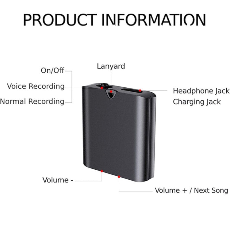 Q63 HD Noise Canceling Magnetic Voice Recorder Portable Intelligent Voice Activated Recording Pen, Capacity: 32GB(Black) - Recording Pen by PMC TechLife | Online Shopping South Africa | PMC TechLife | Buy Now Pay Later Mobicred