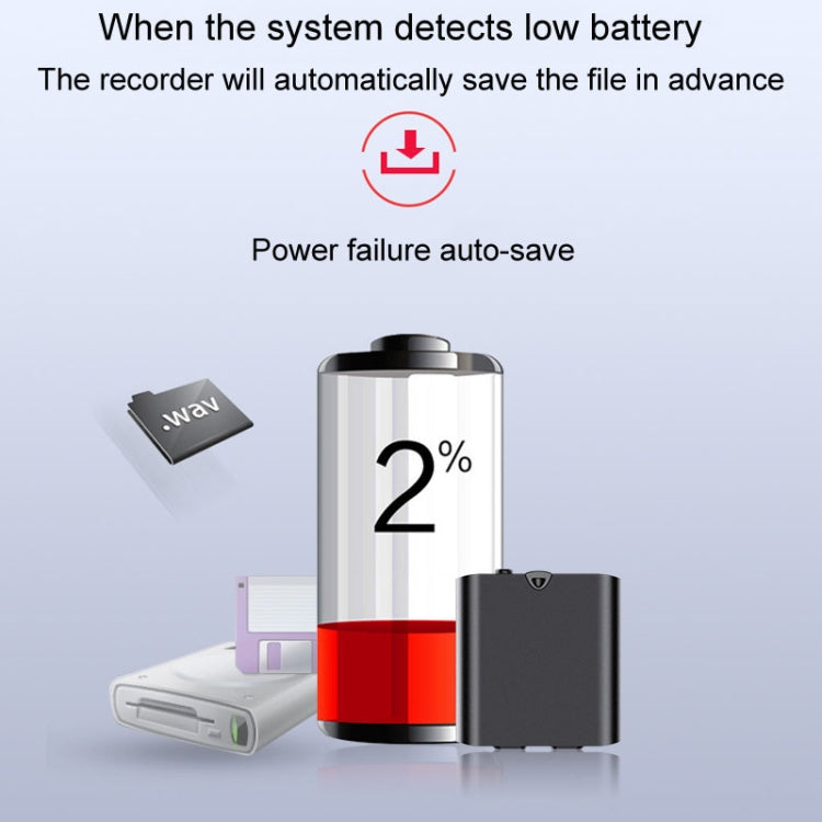 Q63 HD Noise Canceling Magnetic Voice Recorder Portable Intelligent Voice Activated Recording Pen, Capacity: 8GB(Black) - Recording Pen by PMC TechLife | Online Shopping South Africa | PMC TechLife | Buy Now Pay Later Mobicred