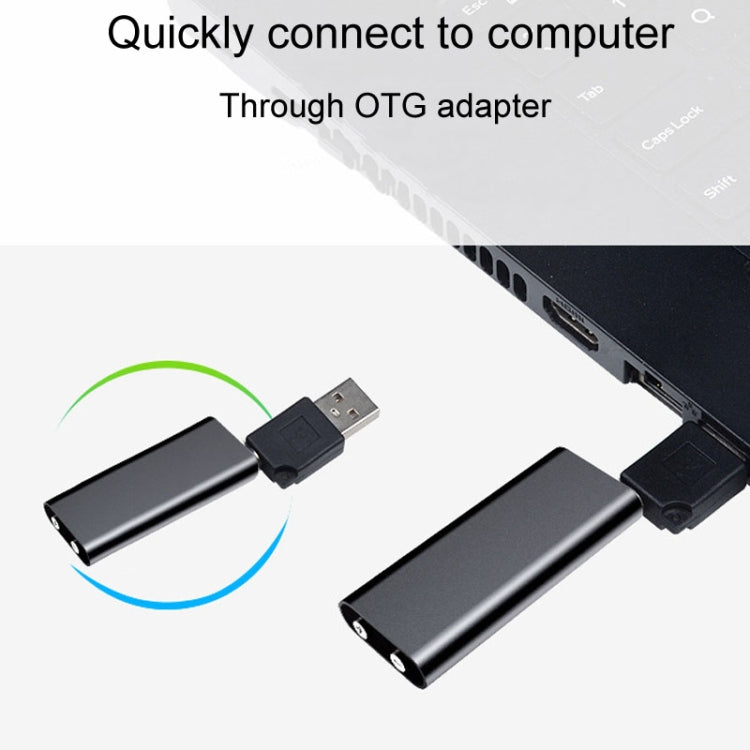 Q25 Intelligent Voice Recorder With Screen HD Noise Canceling Back Clip Voice Reporter, Size: 32GB(Black) - Recording Pen by PMC TechLife | Online Shopping South Africa | PMC TechLife | Buy Now Pay Later Mobicred