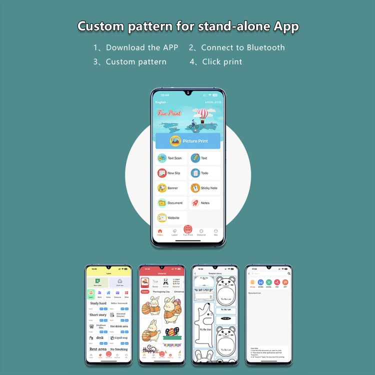 M2 Small Portable Wireless Thermal Photo Printer Student Error Question Label Printer(Pink) - free shipping - PMC TechLife - Order now!