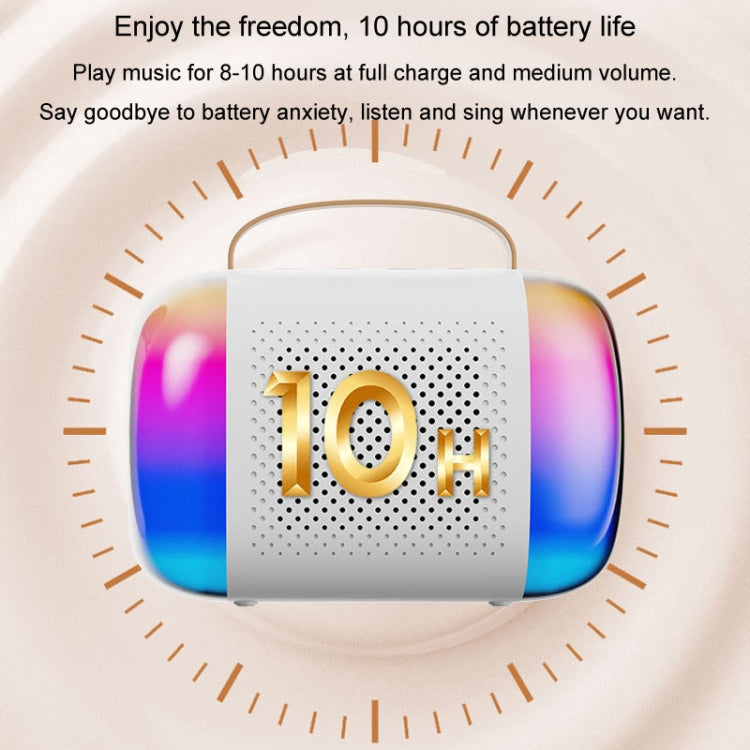 Y5 1 Microphone Portable Bluetooth Speaker Home And Outdoor Wireless Karaoke Audio(Black) - Microphone by PMC TechLife | Online Shopping South Africa | PMC TechLife | Buy Now Pay Later Mobicred