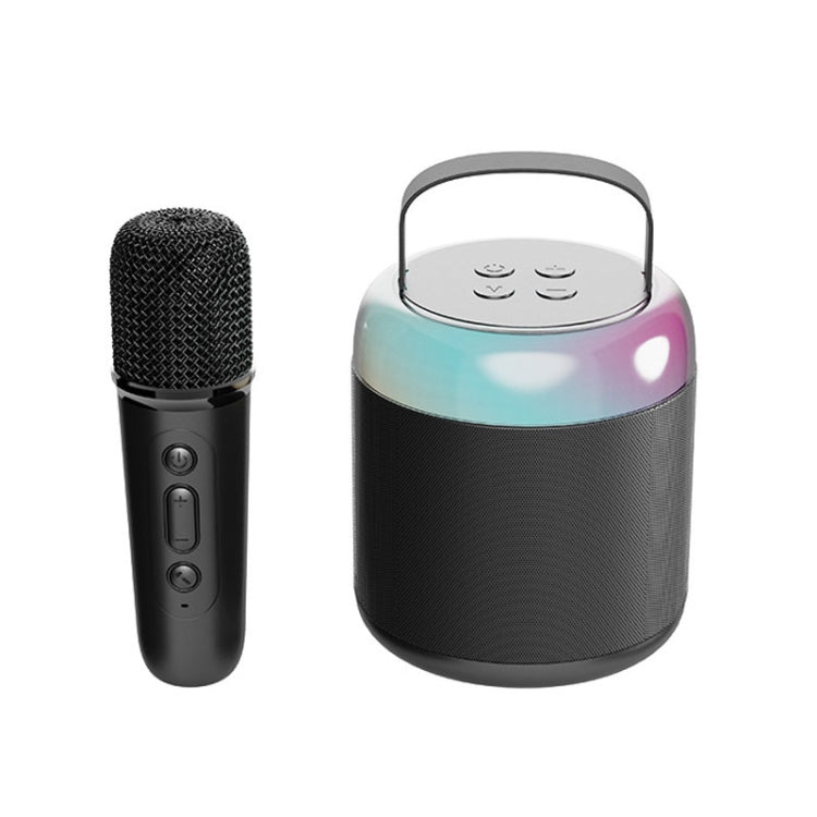 Home Portable Bluetooth Speaker Small Outdoor Karaoke Audio, Color: Y2 Black(Monocular wheat) - Microphone by PMC TechLife | Online Shopping South Africa | PMC TechLife | Buy Now Pay Later Mobicred