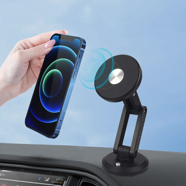 Automotive Magnetic Cell Phone Holder Car Dashboard Navigation Fixed Support Clip(White) - Car Holders by PMC TechLife | Online Shopping South Africa | PMC TechLife | Buy Now Pay Later Mobicred