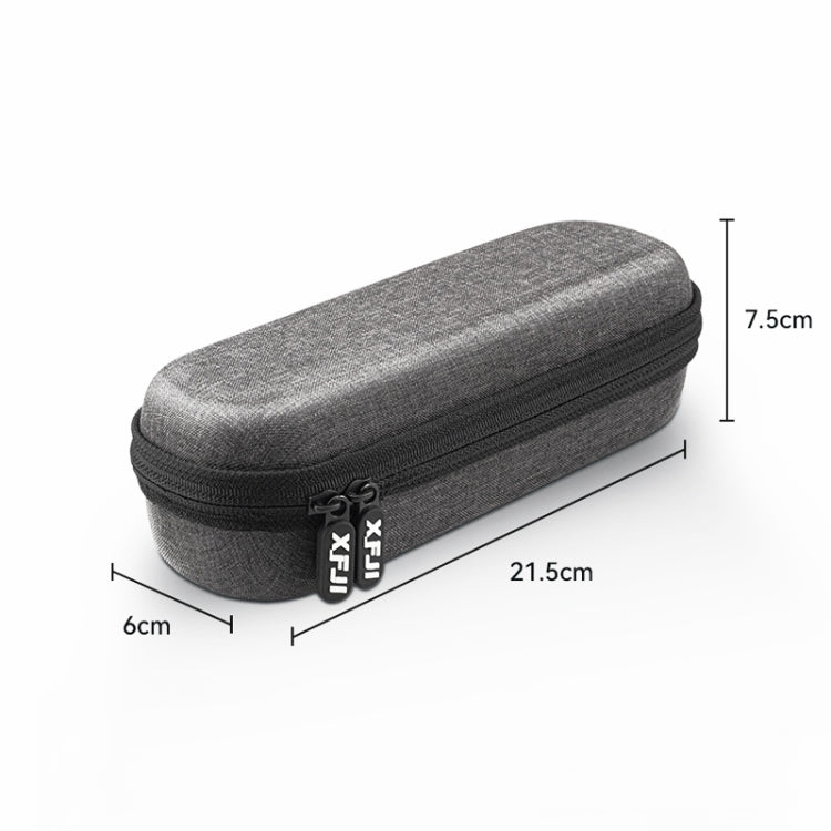 For DJI Osmo Pocket 3 XFJI Storage Box Waterproof Drop-proof Mini Body Handbag Accessories(Dark Gray) - Case & Bags by XFJI | Online Shopping South Africa | PMC TechLife | Buy Now Pay Later Mobicred