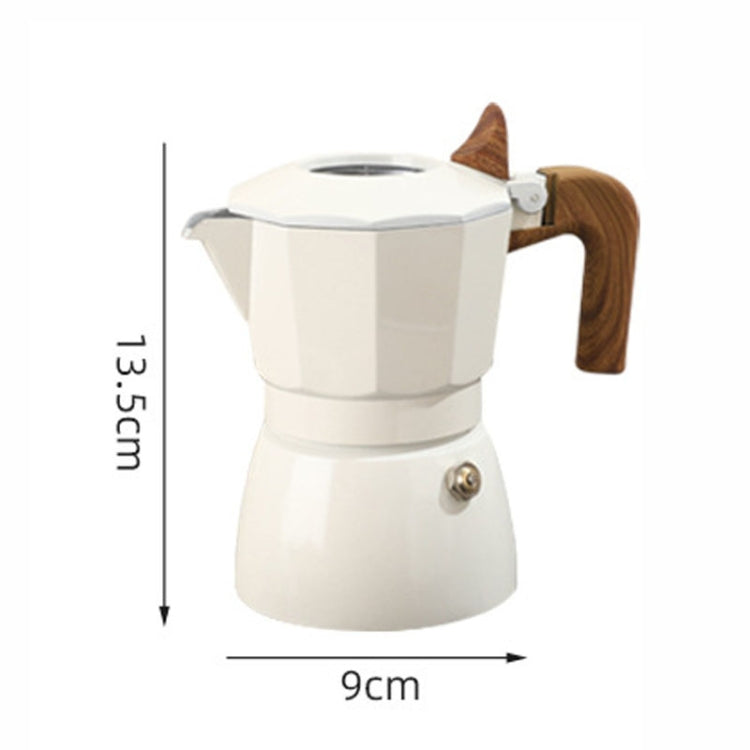 100ml Dual Valve Mocha Pot Espresso Machine Outdoor Coffee Brewing Pot Extraction Tool(White) - free shipping - PMC TechLife - Order now!
