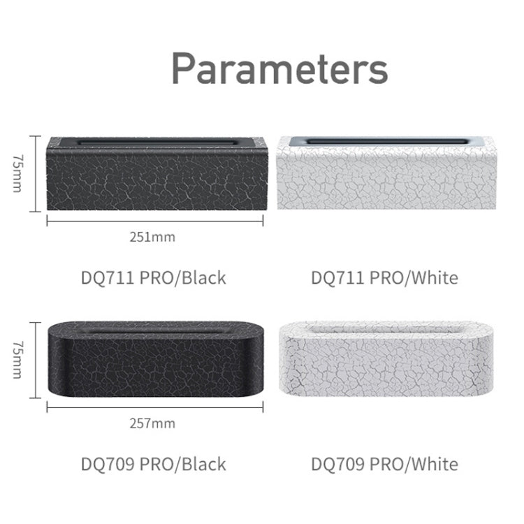 Lava Flame Aromatherapy Machine Air Atomizing Humidifier With Colorful Light, Model: DQ711 Pro White - free shipping - PMC TechLife - Order now!