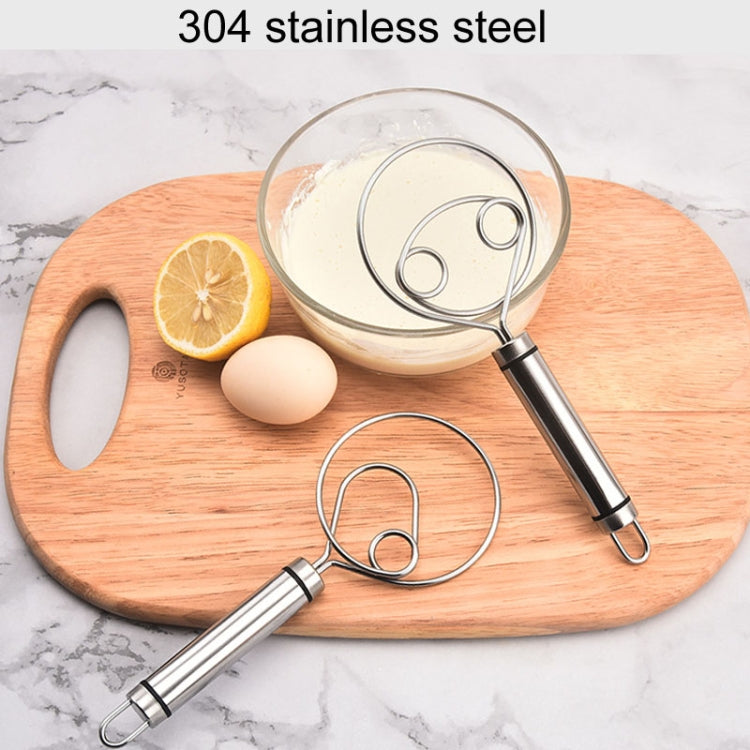 Stainless Steel Flour Mixer Flour And Egg Beaters Noodle Making Tools, Specification: Double Circle - free shipping - PMC TechLife - Order now!