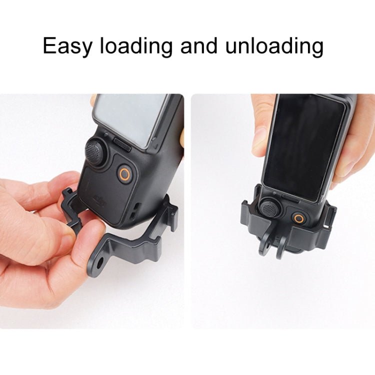 For DJI OSMO Pocket 3 Expansion Bracket Adapter Gimbal Camera Mounting Bracket Accessories, Style: Expand Bracket+Backpack Clip - Mount & Holder by PMC TechLife | Online Shopping South Africa | PMC TechLife | Buy Now Pay Later Mobicred