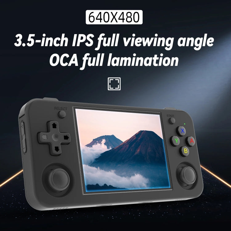 ANBERNIC RG35XX H Handheld Game Console 3.5 Inch IPS Screen Linux System 64GB+128GB(Transparent Purple) - free shipping - PMC Jewellery - Order now!