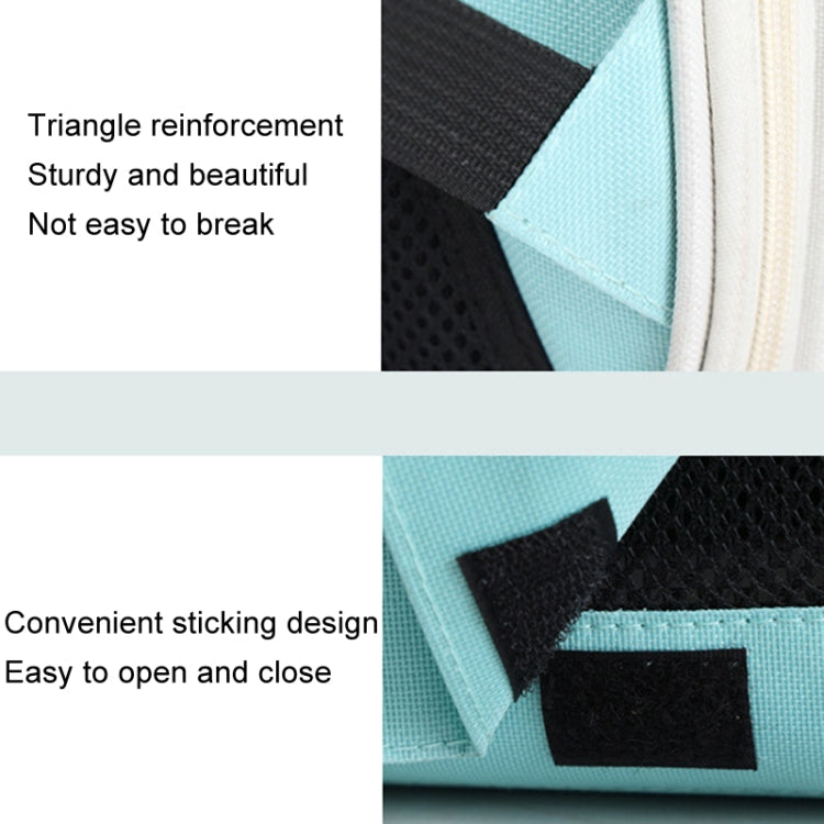 Breathable Square Cat Backpack Foldable Outdoor Portable Pet Bag(Model 4 Pink) - Pet Bags by PMC TechLife | Online Shopping South Africa | PMC TechLife | Buy Now Pay Later Mobicred