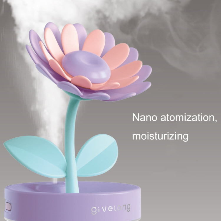 Flower Spray Hhydrating Colorful Atmosphere Light USB Aromatherapy Humidifier, Color: Gardenia Green - Air Purifiers & Accessories by PMC TechLife | Online Shopping South Africa | PMC TechLife | Buy Now Pay Later Mobicred