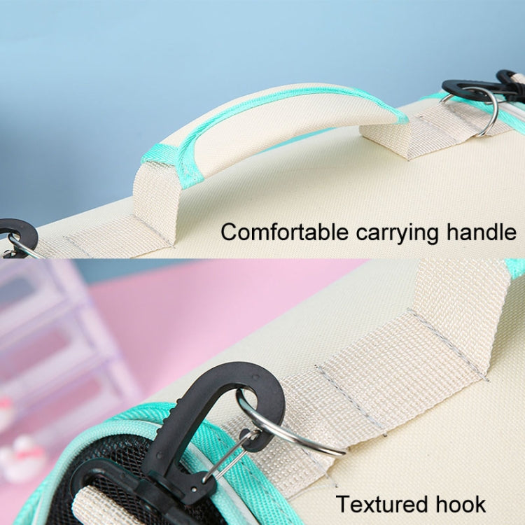 Crossbody Pet Bag Cast And Dogs Outdoor Carrying Portable Single Shoulder Bag(Green) - Pet Bags by PMC TechLife | Online Shopping South Africa | PMC TechLife | Buy Now Pay Later Mobicred