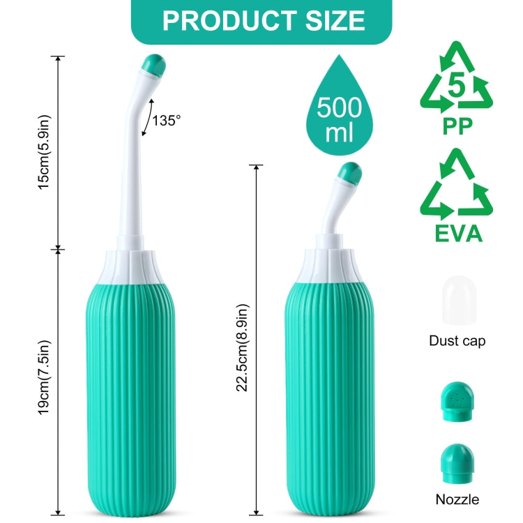 500ml Portable Feminine Washing Instrument Handheld Sanitary Wash Bottle For Pregnant Women, Model: With Valve Pink - free shipping - PMC TechLife - Order now!