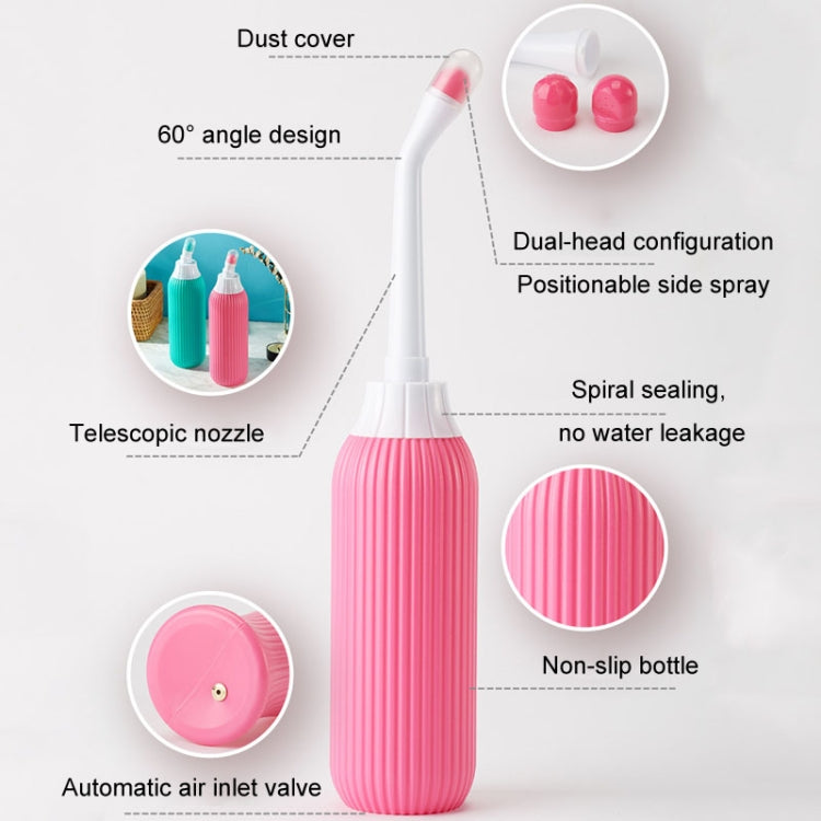 500ml Portable Feminine Washing Instrument Handheld Sanitary Wash Bottle For Pregnant Women, Model: With Valve Pink - free shipping - PMC TechLife - Order now!