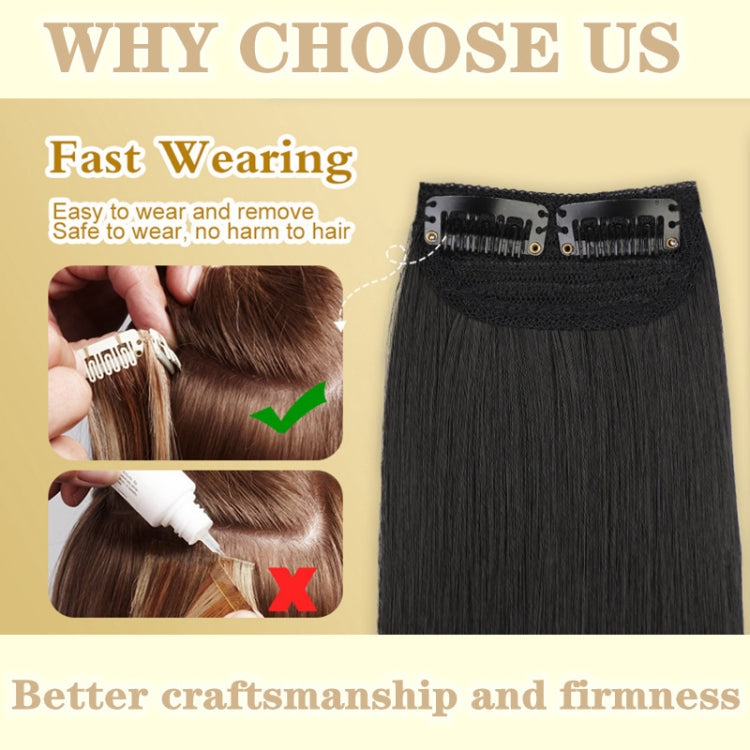 Invisible Pad Hair Roots Both Sides Puffy Wig Piece Faux Hair Extension Pad Hair Piece, Color: 30cm Light Brown - free shipping - PMC TechLife - Order now!