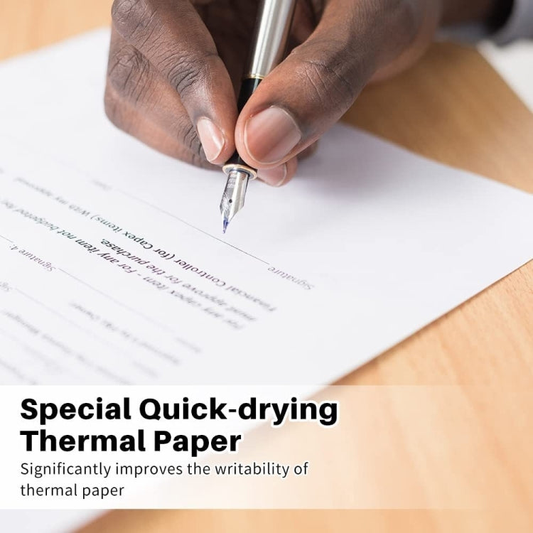 Phomemo 3rolls /Box 80mm Writing Quick-Drying Thermal Paper 10-Year Long-Lasting For M832 / M833 / M834 / M835 Printer - Printer Accessories by PMC TechLife | Online Shopping South Africa | PMC TechLife | Buy Now Pay Later Mobicred