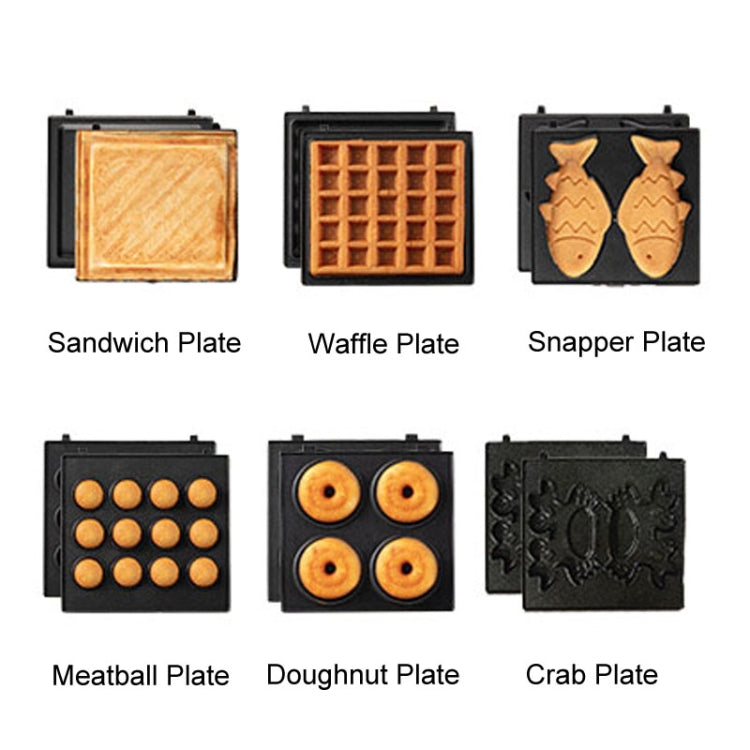 3 In 1 YIDPU Multifunctional Family Breakfast Maker Light Diet Sandwich Waffle Baker, CN Plug(Green) - free shipping - PMC TechLife - Order now!