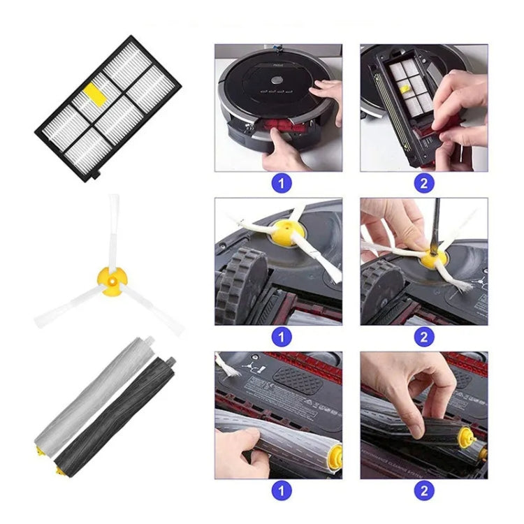 11 In 1 Sweeper Accessories For iRobot Roomba 800 & 900 Series - For iRobot Accessories by PMC TechLife | Online Shopping South Africa | PMC TechLife | Buy Now Pay Later Mobicred