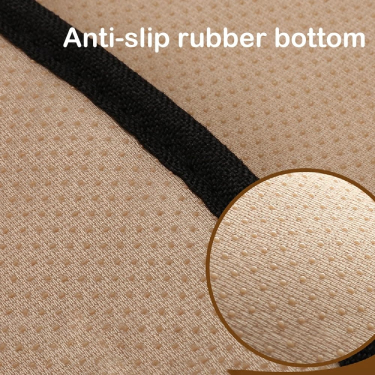 Non-Slip Rhombus Imitation Linen Car Seat Cushion, Color: Black Front Row - Seat Accessories by PMC TechLife | Online Shopping South Africa | PMC TechLife | Buy Now Pay Later Mobicred