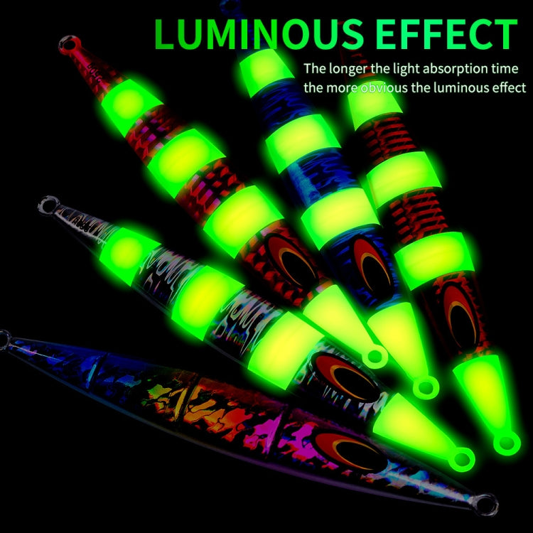 PROBEROS F125 Jogging Steelhead Deep Sea Boat Fishing Lure Rapid Sinking Sea Fishing Fake Bait, Size: 150g(Luminous Color C) - Fishing Lures by PROBEROS | Online Shopping South Africa | PMC TechLife | Buy Now Pay Later Mobicred