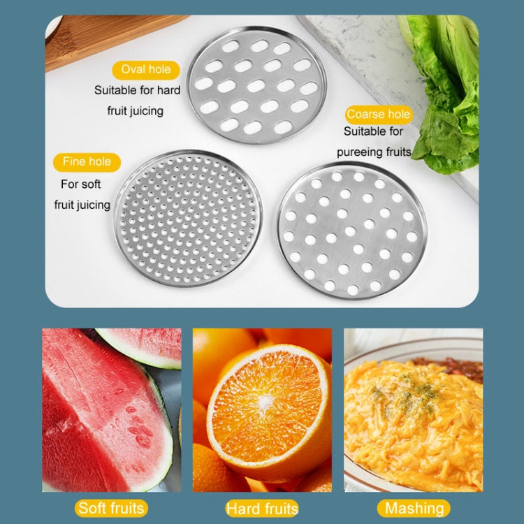 Stainless Steel Potato Press Manual Juicer Vegetable And Fruit Squeezer, Model: SJ-04 Side Hole Red - Stirrer & Squeezer by PMc TechLife | Online Shopping South Africa | PMc TechLife | Buy Now Pay Later Mobicred