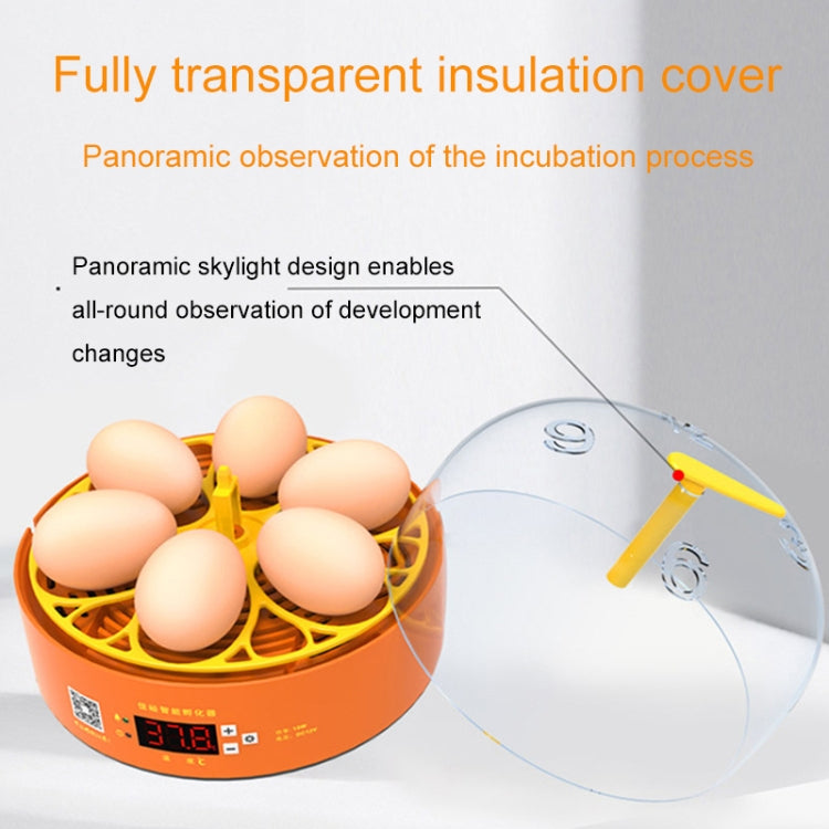 6-Eggs Small Household Experimental Children Smart Chicken Incubators, Spec: Manual EU Plug - free shipping - PMC TechLife - Order now!