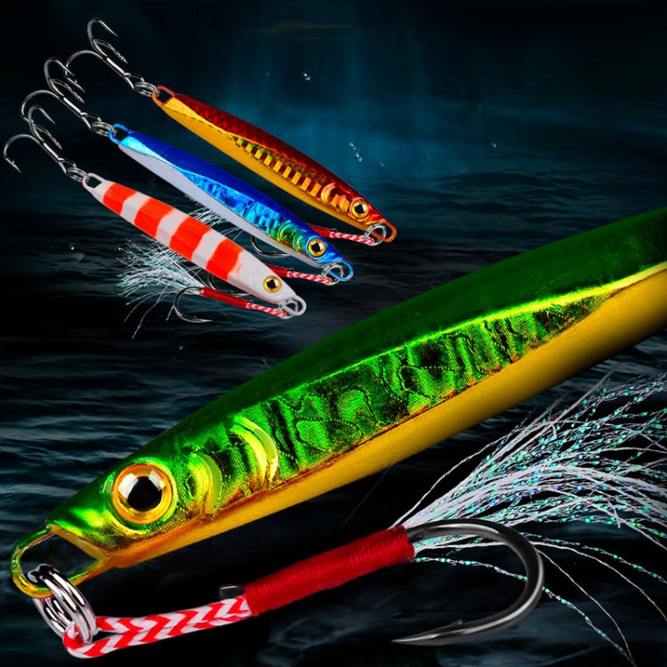 PROBEROS LF128 Long Casting Lure Iron Plate Lead Fish Freshwater Sea Fishing Warp Bass Metal Sequins Baits, Size: 10g(Color E) - Fishing Lures by PROBEROS | Online Shopping South Africa | PMC TechLife | Buy Now Pay Later Mobicred