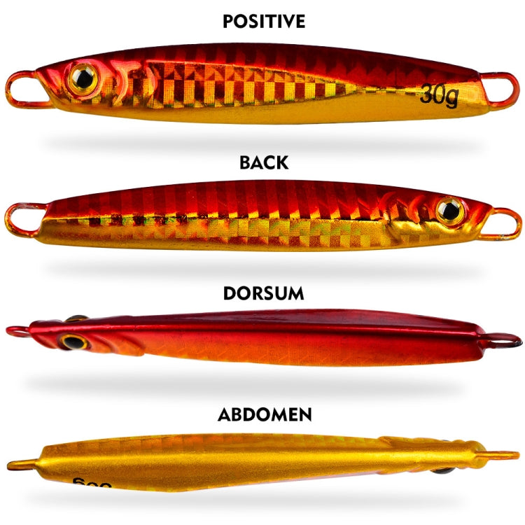 PROBEROS LF128 Long Casting Lure Iron Plate Lead Fish Freshwater Sea Fishing Warp Bass Metal Sequins Baits, Size: 7g(Color C) - Fishing Lures by PROBEROS | Online Shopping South Africa | PMC TechLife | Buy Now Pay Later Mobicred