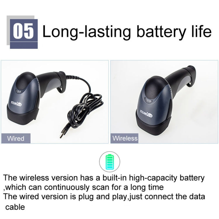 NETUM One-Dimensional Self-Sensing Code Sweeper Handheld Mobile Red Light Scanning Machine, Model: Wireless - free shipping - PMC TechLife - Order now!