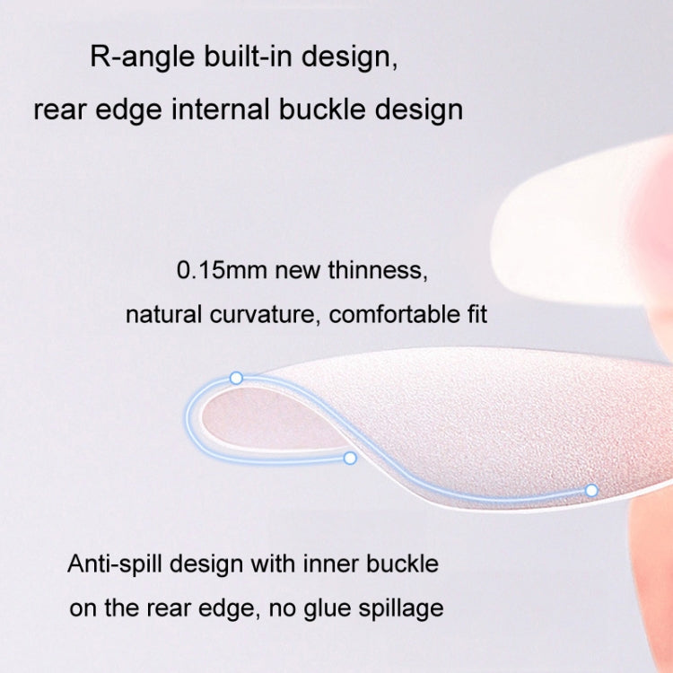 10pairs Of 100pcs/Box Frosted False Nails Artificial Tip, Shape: Ballet Nail L - free shipping - PMC Jewellery - Order now!