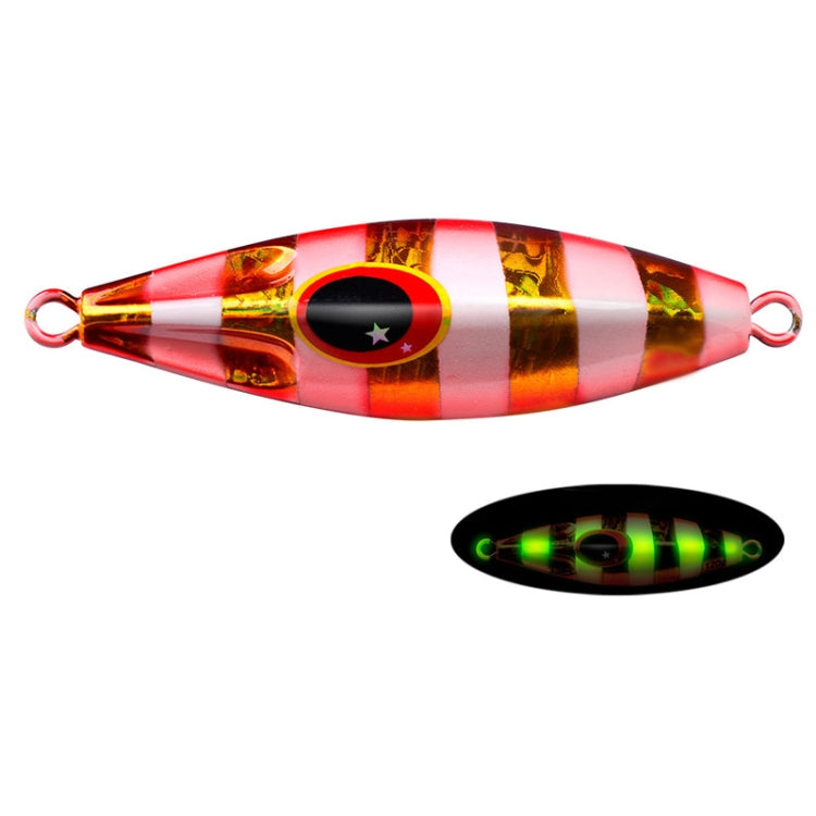 PROBEROS LF124 Deep Sea Iron Plate Lead Fish Fishing Lure Slow Sinking Rocking Luminous Boat Fishing Bait, Size: 100g(Color C) - Fishing Lures by PROBEROS | Online Shopping South Africa | PMC TechLife | Buy Now Pay Later Mobicred