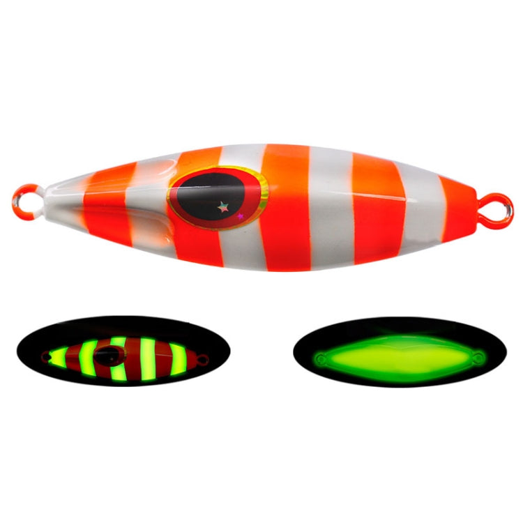 PROBEROS LF124 Deep Sea Iron Plate Lead Fish Fishing Lure Slow Sinking Rocking Luminous Boat Fishing Bait, Size: 120g(Color A) - free shipping - PMC TechLife - Order now!