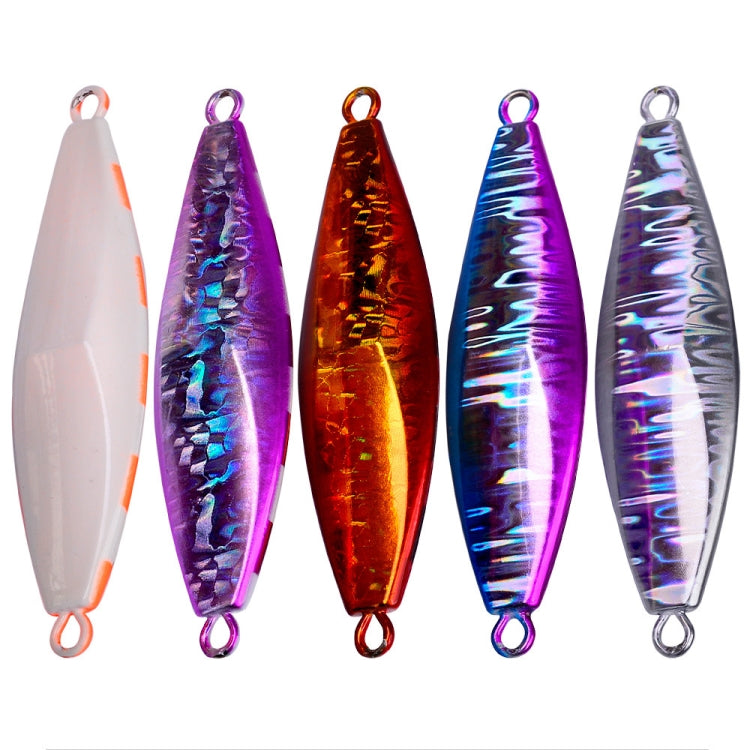 PROBEROS LF124 Deep Sea Iron Plate Lead Fish Fishing Lure Slow Sinking Rocking Luminous Boat Fishing Bait, Size: 40g(Color C) - Fishing Lures by PROBEROS | Online Shopping South Africa | PMC TechLife | Buy Now Pay Later Mobicred