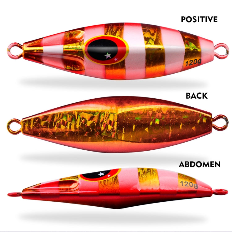 PROBEROS LF124 Deep Sea Iron Plate Lead Fish Fishing Lure Slow Sinking Rocking Luminous Boat Fishing Bait, Size: 40g(Color A) - Fishing Lures by PROBEROS | Online Shopping South Africa | PMC TechLife | Buy Now Pay Later Mobicred