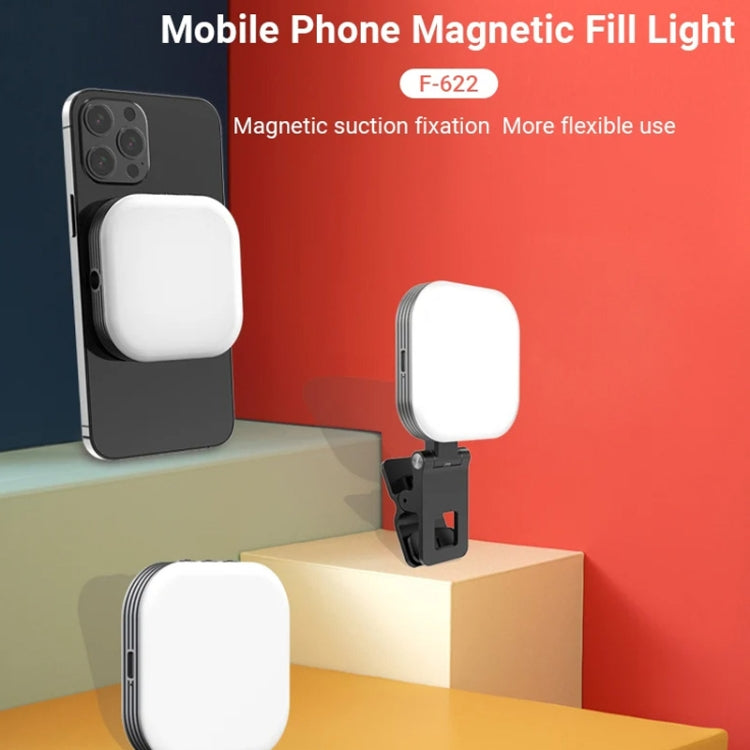 Mini Magnetic Fill Light Rechargeable Tri-Color Temperature Selfie Light - Selfie Light by PMC TechLife | Online Shopping South Africa | PMC TechLife