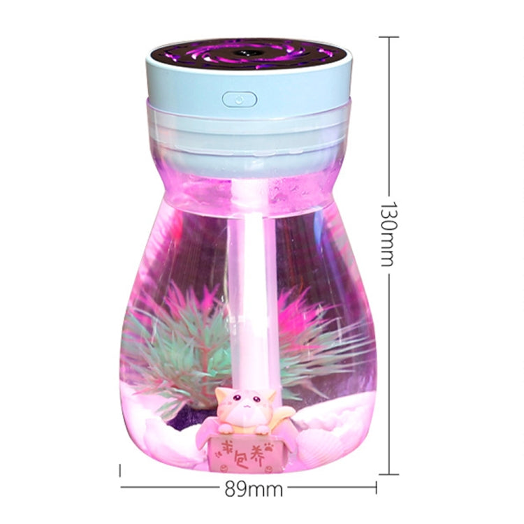 FH-068 Mini USB Car Home Colorful Light Bottle Micro Landscape Humidifier(Blue) - free shipping - PMC TechLife - Order now!
