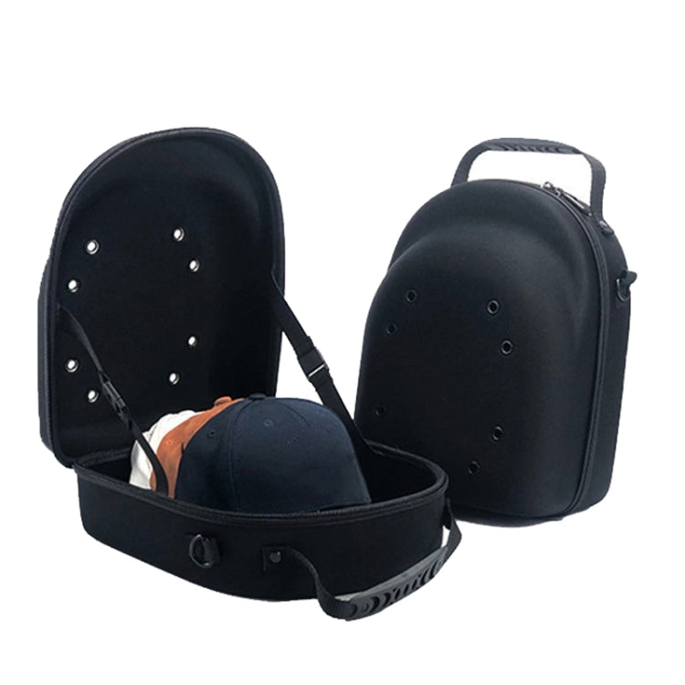 EVA Lightweight Durable Zipper Hat Storage Bag(Black) - Storage Bags by PMC TechLife | Online Shopping South Africa | PMC TechLife