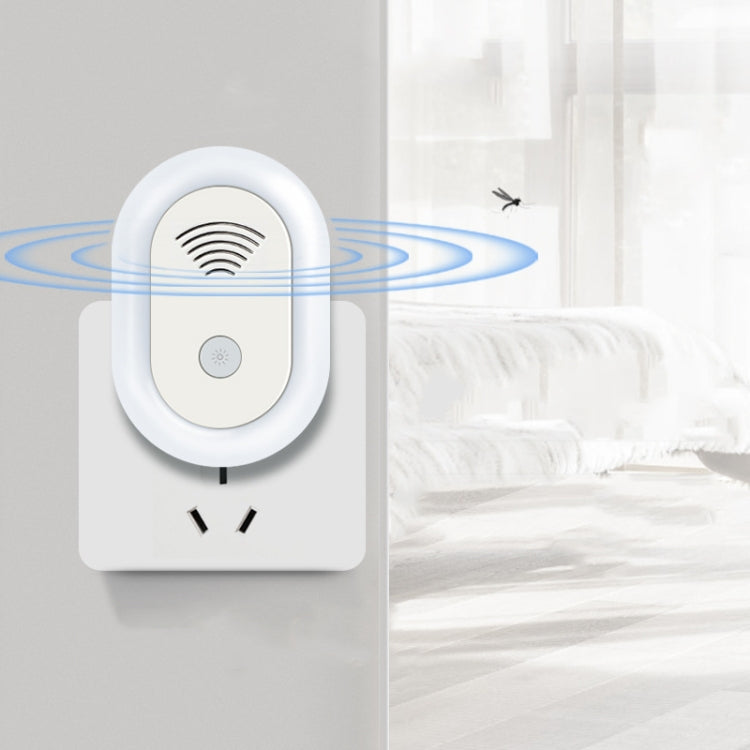 Adjustable Night Light Ultrasonic Mosquito Repeller Mini Home Electronic Mouse Repeller, Spec: AU Plug(White) - Repellents by PMC TechLife | Online Shopping South Africa | PMC TechLife | Buy Now Pay Later Mobicred